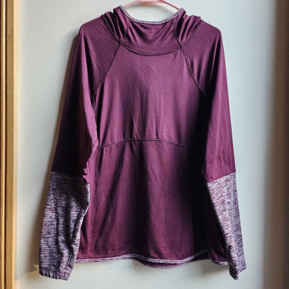Avia Purple Hooded Pullover Sweatshirt Size XL (16-18)